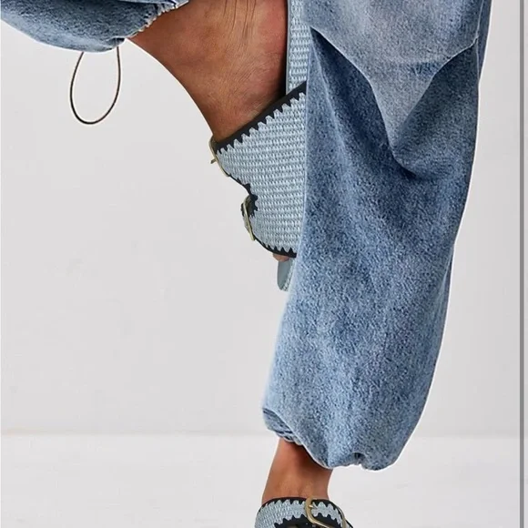 Very Similar to Loeffler Randall’s Theo Blue Two-Band Sandal - Picture 3 of 4